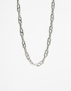 Collares Cortos Metal Collar De Acero Men's Collection - Plateado