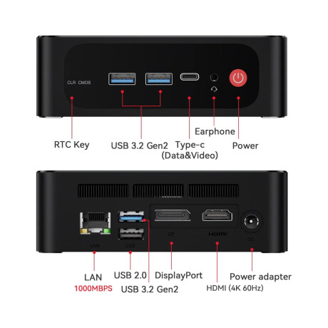 Mini Pc Beelink SER5 Pro 8 Core 6600H 16GB 500GB WIN11 Pro 001