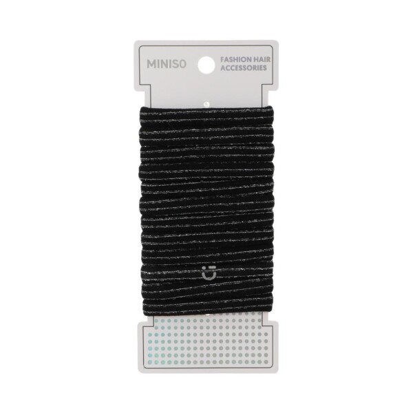 Goma de cabello 12pcs negro