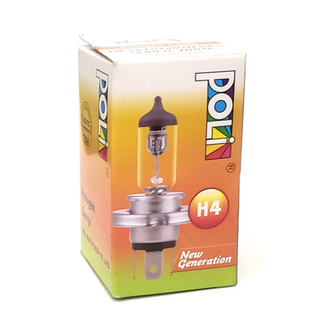 LAMPARA - HALOGENA 12V 100-80W H4 P43 AZUL POLY LAMPARA - HALOGENA 12V 100-80W H4 P43 AZUL POLY
