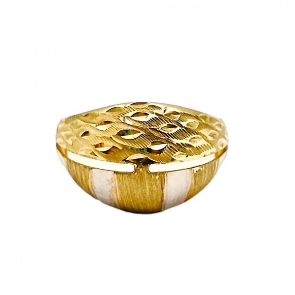 Anillo Labrado-Oro bajo-Sin Piedra-AN8184 sinpiedra