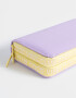 Ficheros Clasico Billeteras Fichero Doble Compartimiento - Violeta Lila