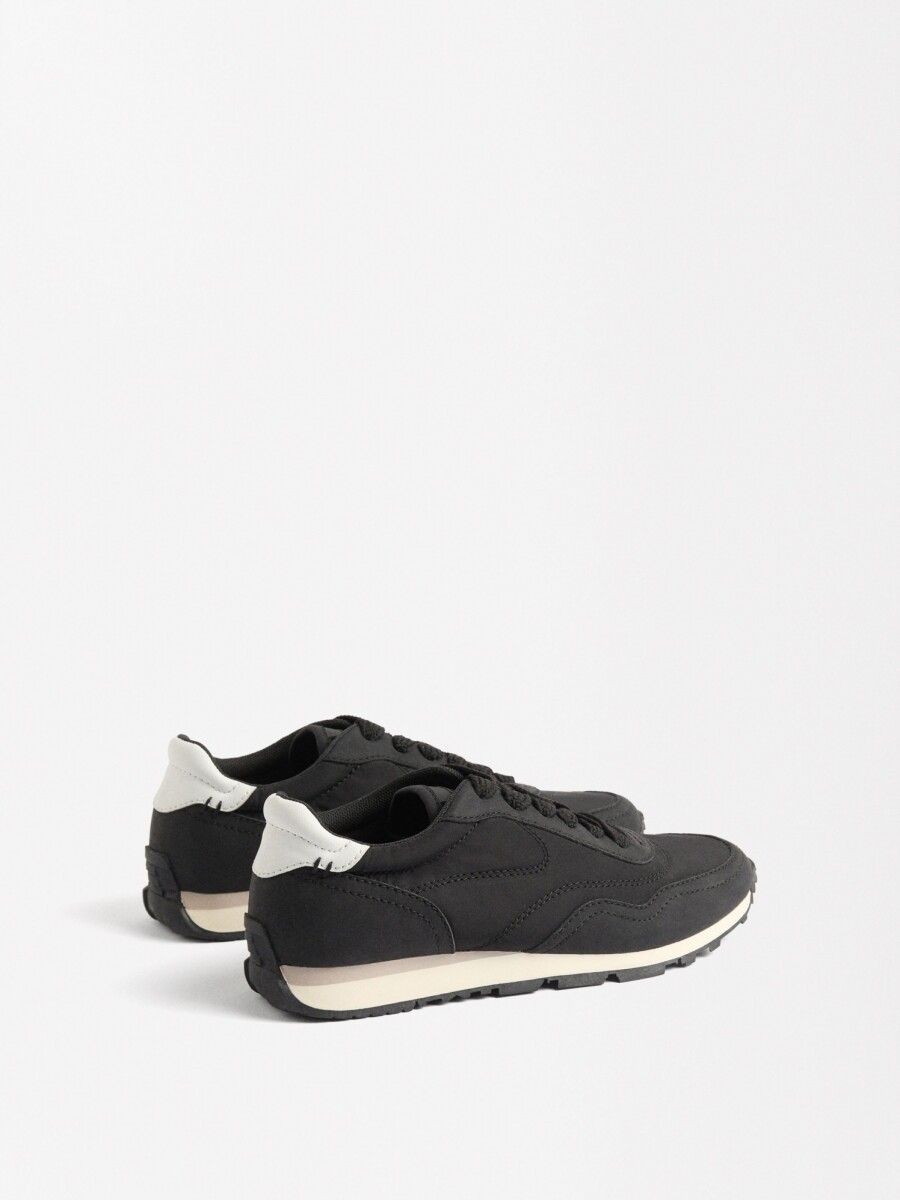 Zapatillas Combinadas De Nylon negro