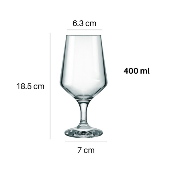 Copa Cerveza Brunello 400ml x12 Nadir Copa Cerveza Brunello 400ml x12 Nadir