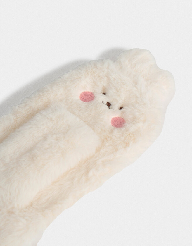 Bufandas y Chalinas Infantiles Animalito Bufanda Infantil Conejito - Blanco Crudo
