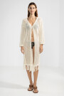 FRINGES CARDIGAN Cream