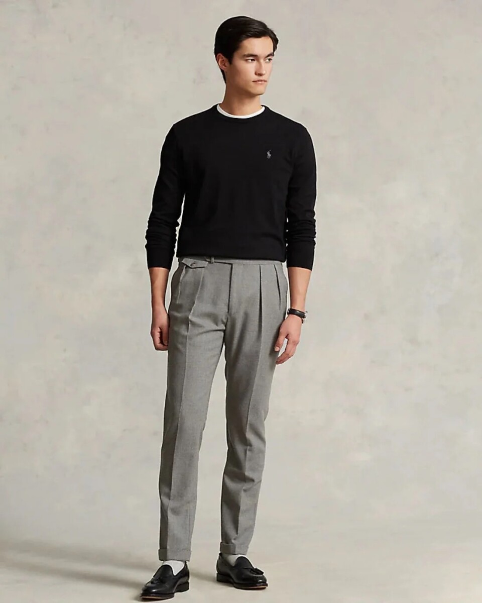 Sweater Polo Ralph Lauren - Crew neck Polo Black 