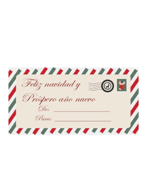 Tarjeta navidad 10x15 cm DISEÑO 26
