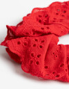 Skunzies Skunzie De Broderie - Rojo Cereza