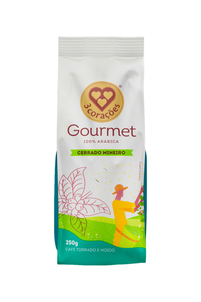 Café Tostado y Molido Tres Corazones Cerrado Mineiro 250 g 