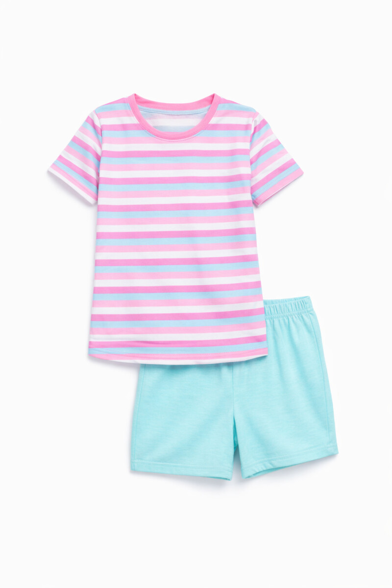 PIJAMA SET REMERA + SHORT - VARIANTE 3 