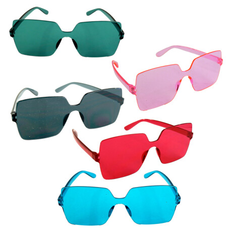 LENTES COTILLON PLASTICO CUADRADO LENTES COTILLON PLASTICO CUADRADO