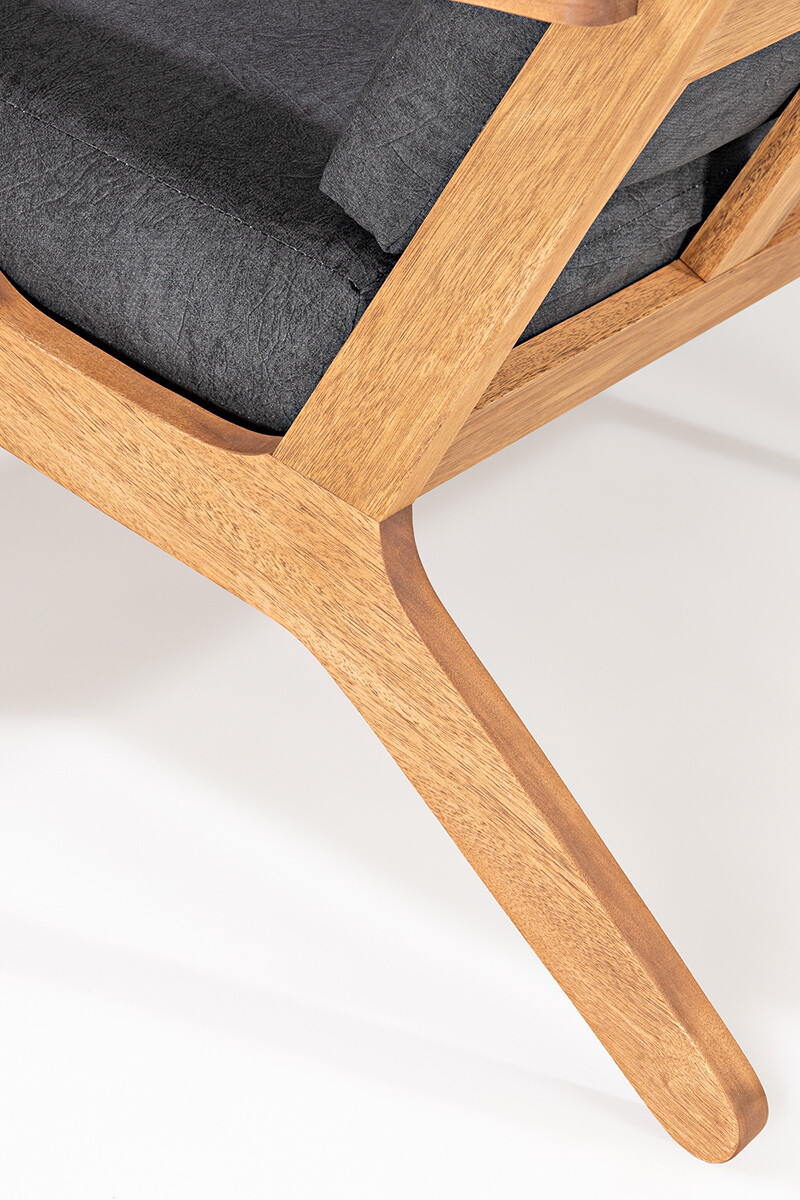 LOTUS SOFA SOFA LOTUS 2 LUGARES ACQUABLOCK NEGRO 144x87x86CM JATOBA