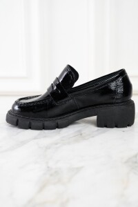 Mocasín Charol Negro