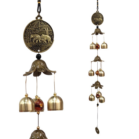 Llamador De Ángeles Triple Con Moneda Llamador De Ángeles Triple Con Moneda