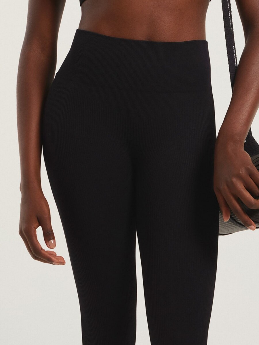 LEGGING SPORT SIN COSTURA - NEGRO 