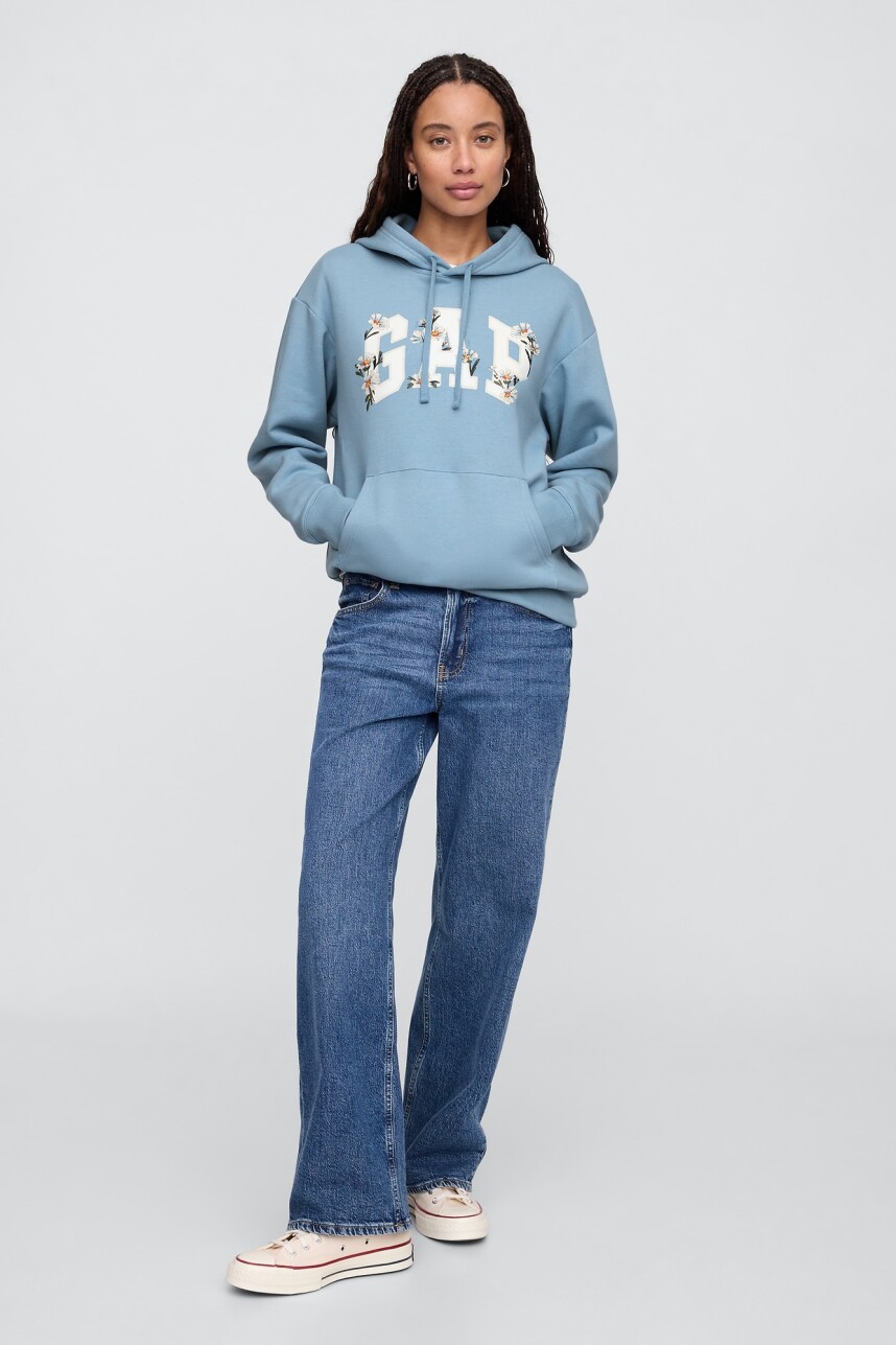 Canguro Logo Gap Mujer Blue Stone