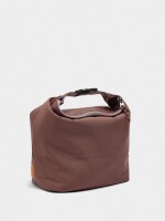 Neceser De Nylon Con Textura rosa