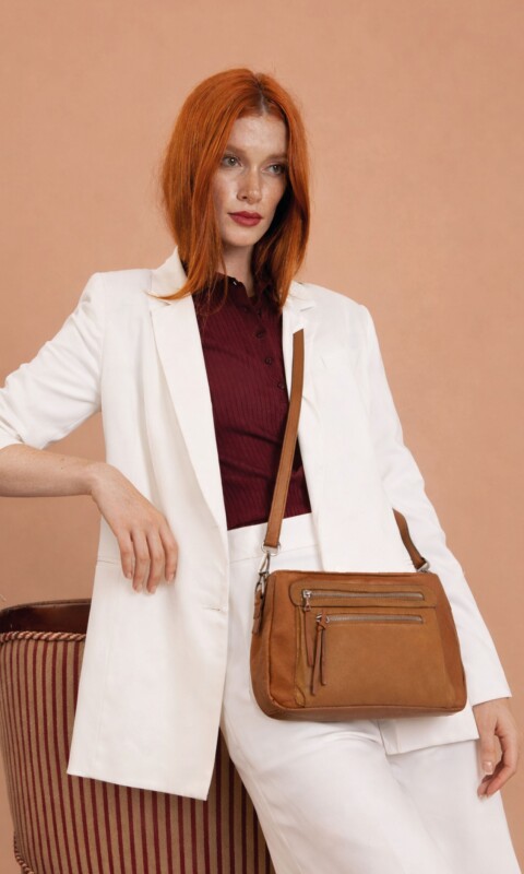 BANDOLERA MORRAL ANEMONA NUEZ