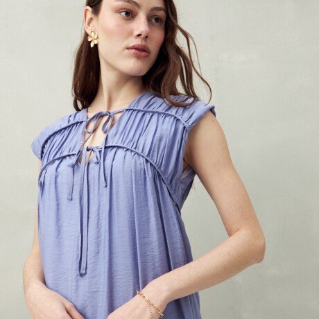VESTIDO WILLA Azul Lavado