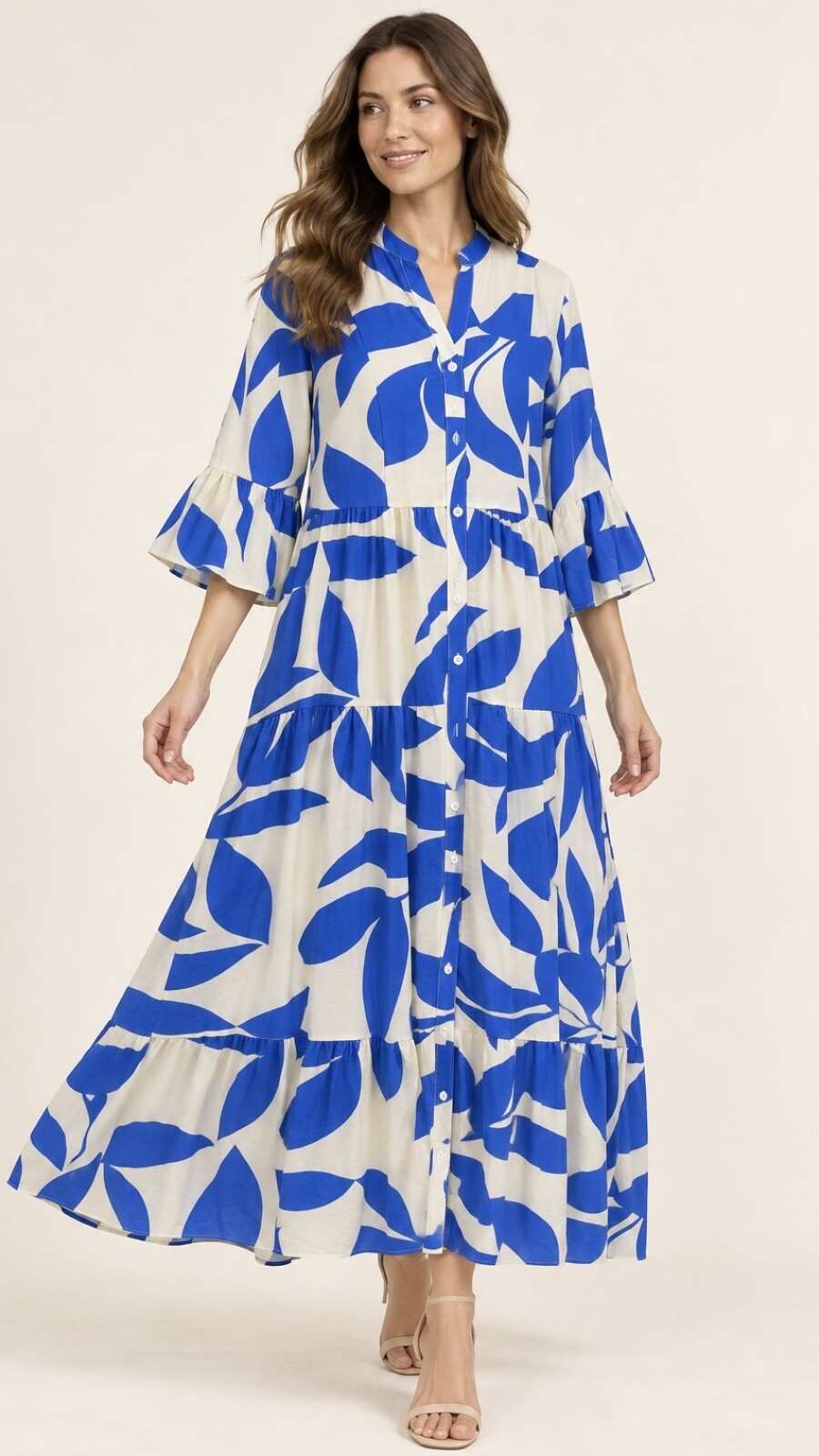 VESTIDO CAMISERO MERY Azul