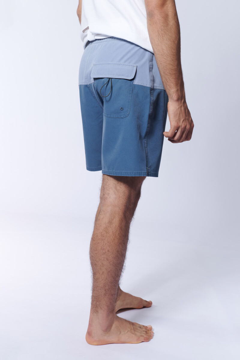 Short de baño Azul