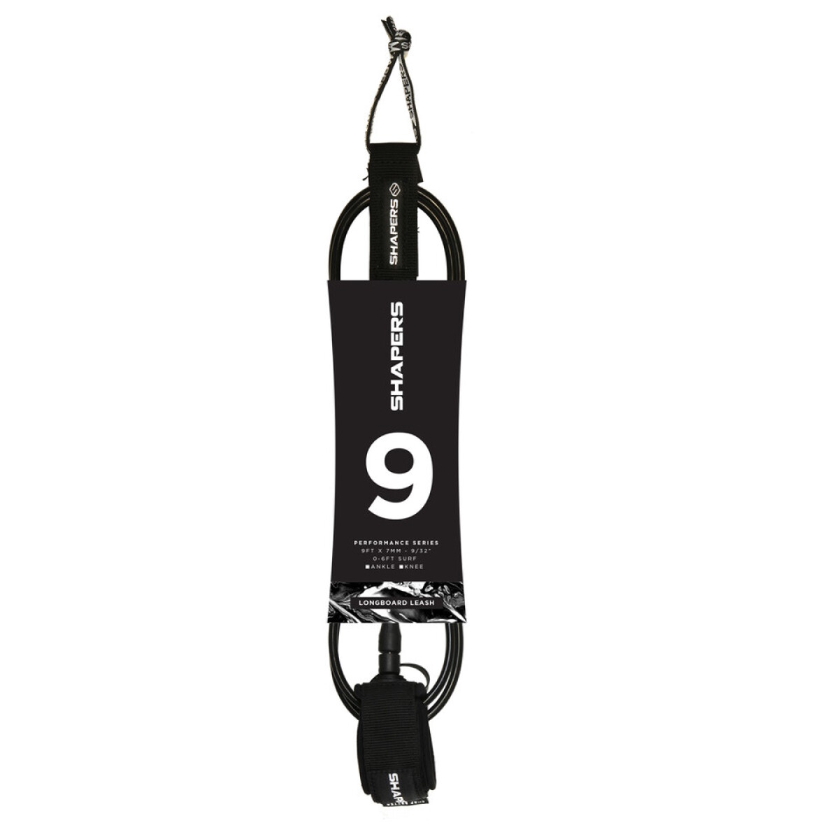 Leash - Shapers - Premium Regular - 9ft 7mm - Longboard Tobillo 