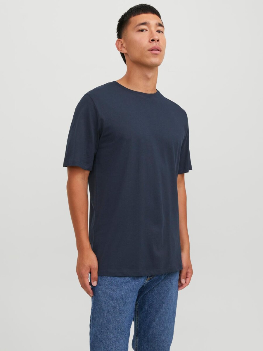 Camiseta Organic Básica - Navy Blazer 
