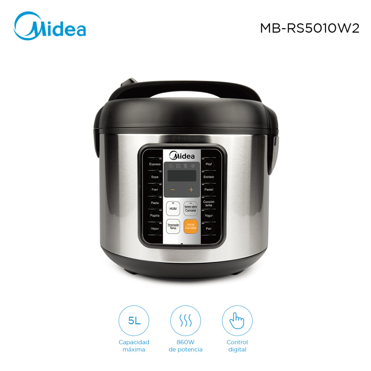 Olla a Presión Midea MB-RS5010W2 5L 860W 