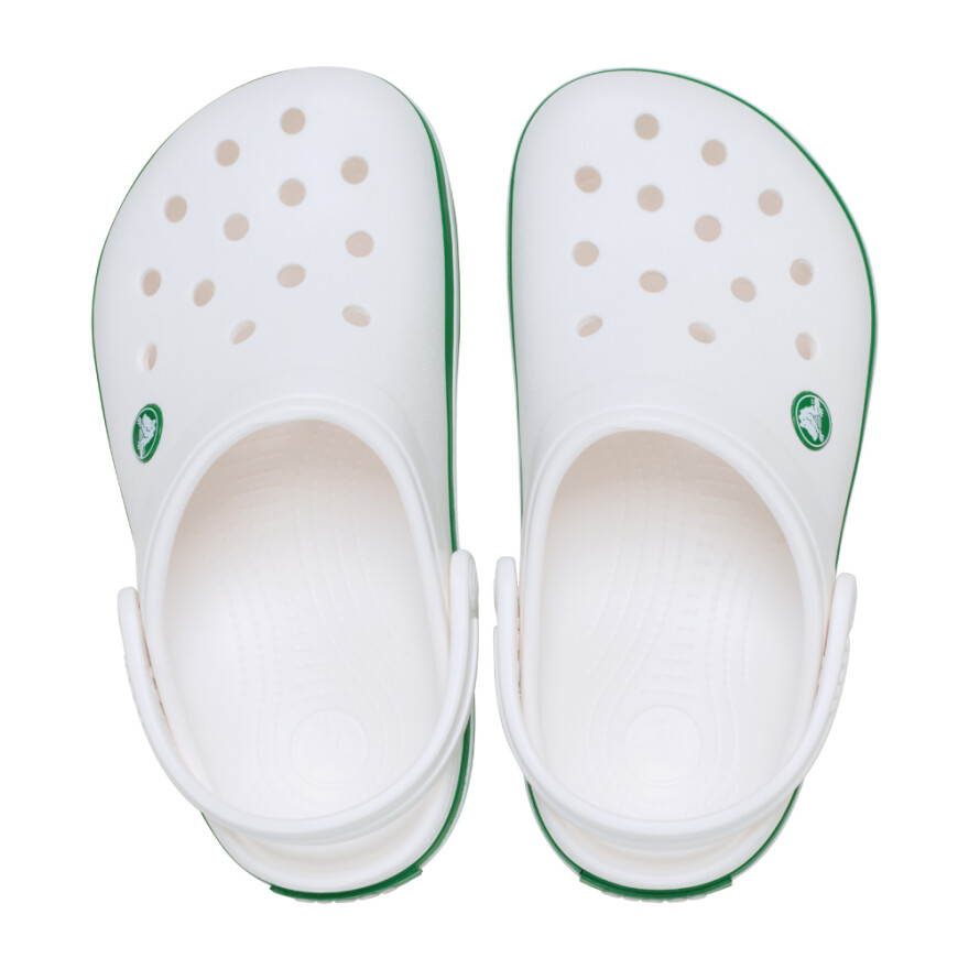 Crocs Crocband Clog Niños White/green Ivy