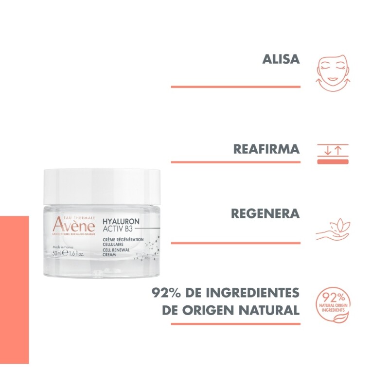 Avene Hyaluron Activ B3 Crema De Dia 50 Ml. Avene Hyaluron Activ B3 Crema De Dia 50 Ml.