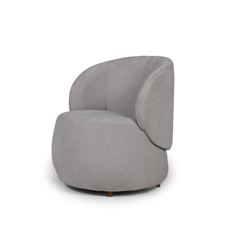 Butaca Nena - Tela Microfibra Kruger 06-155 (Ceniza)