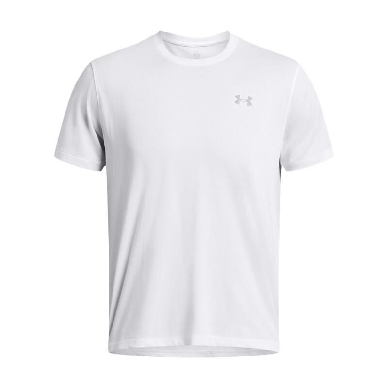 UA LAUNCH SHORTSLEEVE-YLW WHT-100