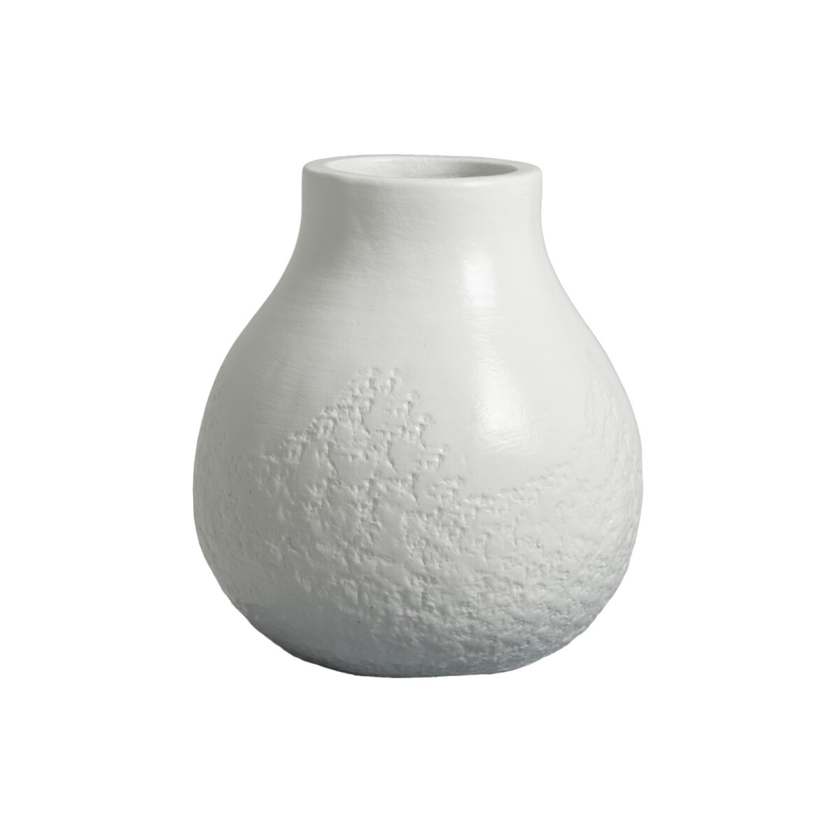 JARRÓN - DECORATIVO 24CM BLANCO CERÁMICA WHITE VAS 