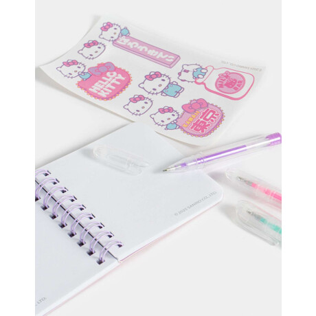 Set De Librería En Valija ''hello Kitty'' Violeta Lila