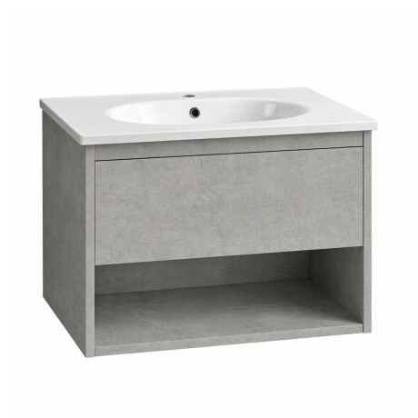MUEBLE DE BAÑO AEREO 60X46X50CM COLOR GRIS GRIS
