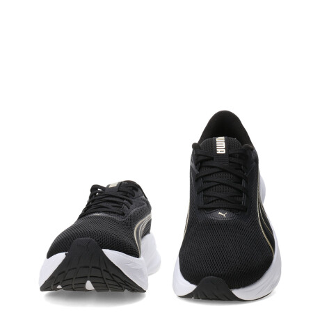 Championes de Mujer Puma Max Stride Lite Negro - Dorado