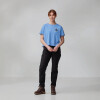 Polo Fjallraven Fjallblomster Logo T-shirt W Mujer Chalk White
