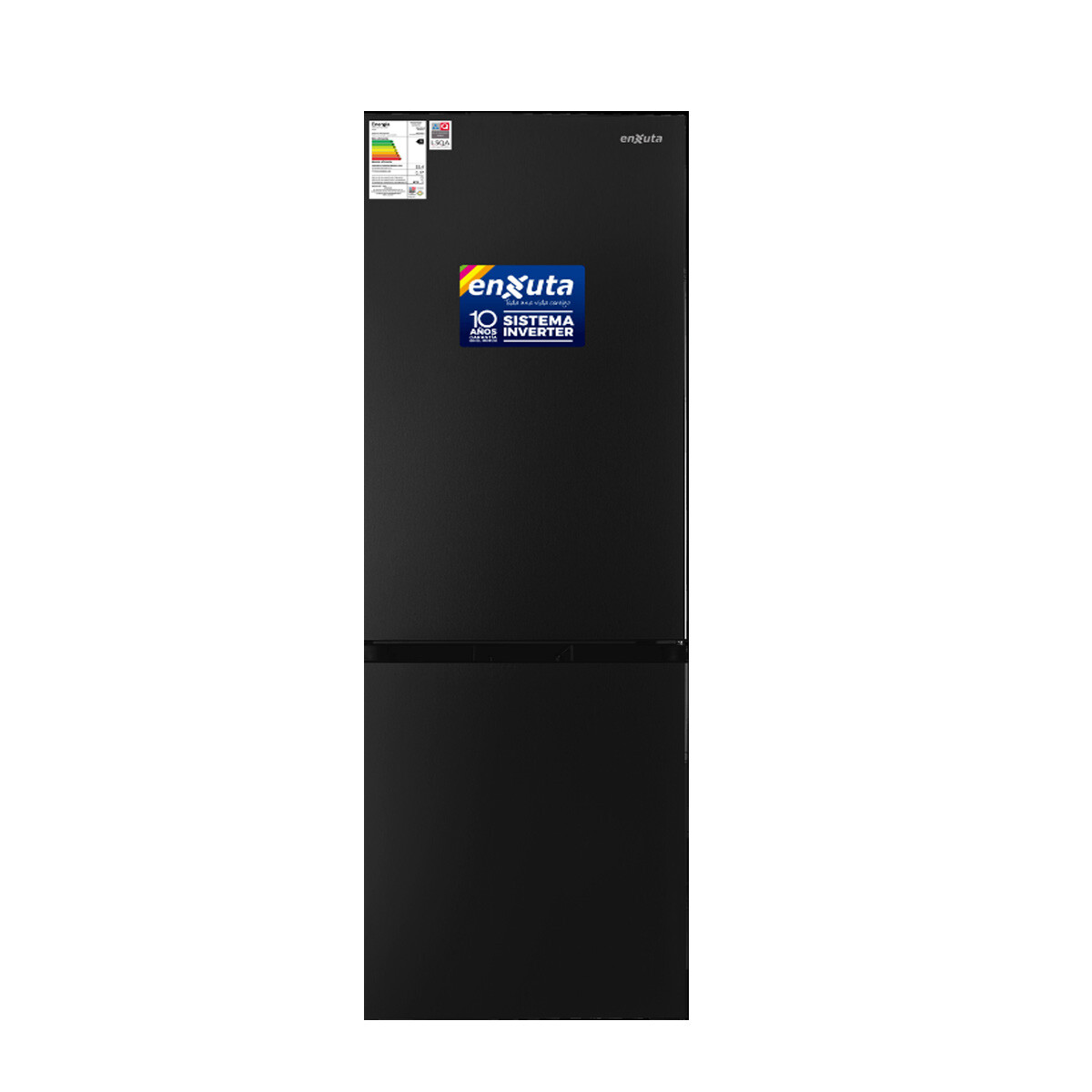 REFRIGERADOR COMBI INVERTER FRÍO SECO 400 LITROS DARK INOX ENXUTA 