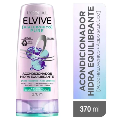 Acondicionador L'Oréal Paris Elvive Hialurónico Pure 370ml Acondicionador L'Oréal Paris Elvive Hialurónico Pure 370ml