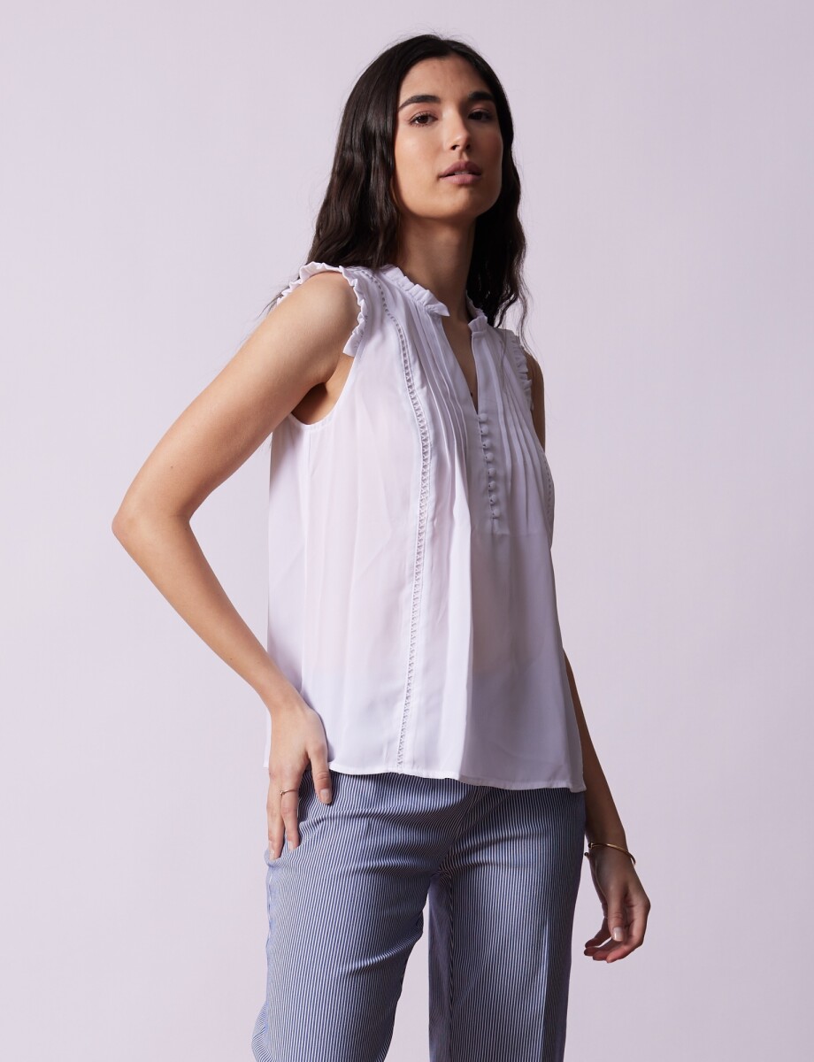 Blusa Gasa - Blanco 
