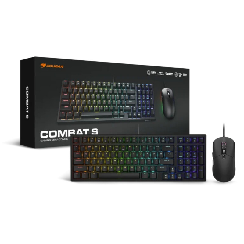 Combo de Teclado y Mouse Cougar Combat Gamer USB Combo de Teclado y Mouse Cougar Combat Gamer USB