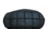 Almohadón Cuero - 56x35cm - oval chico Negro