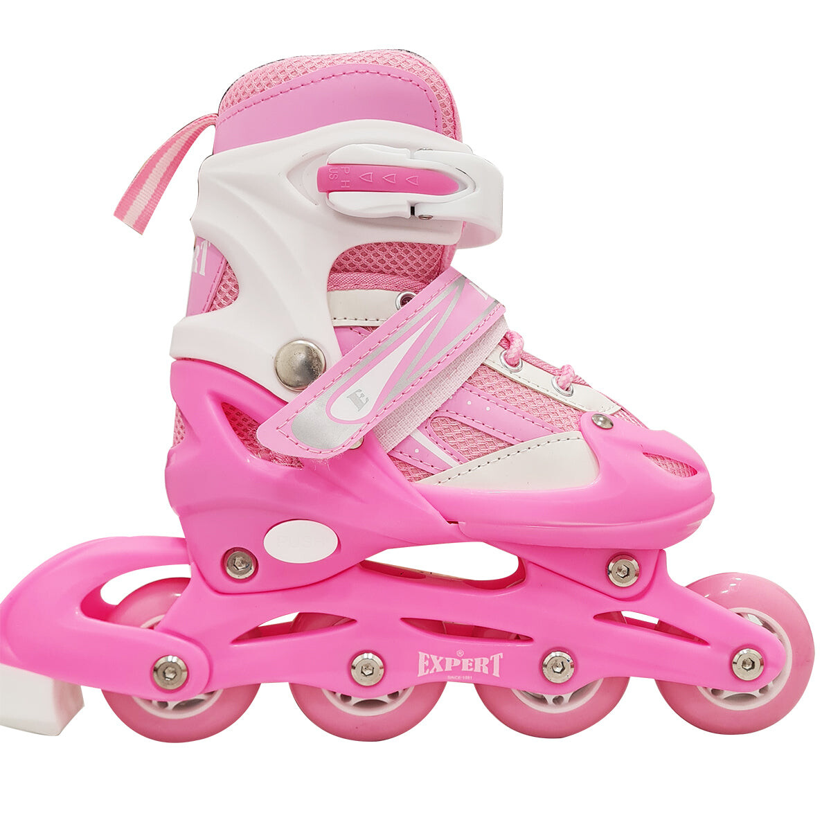 Patin Rollers Extensible Excelente Talles Y Colores - Rosado 