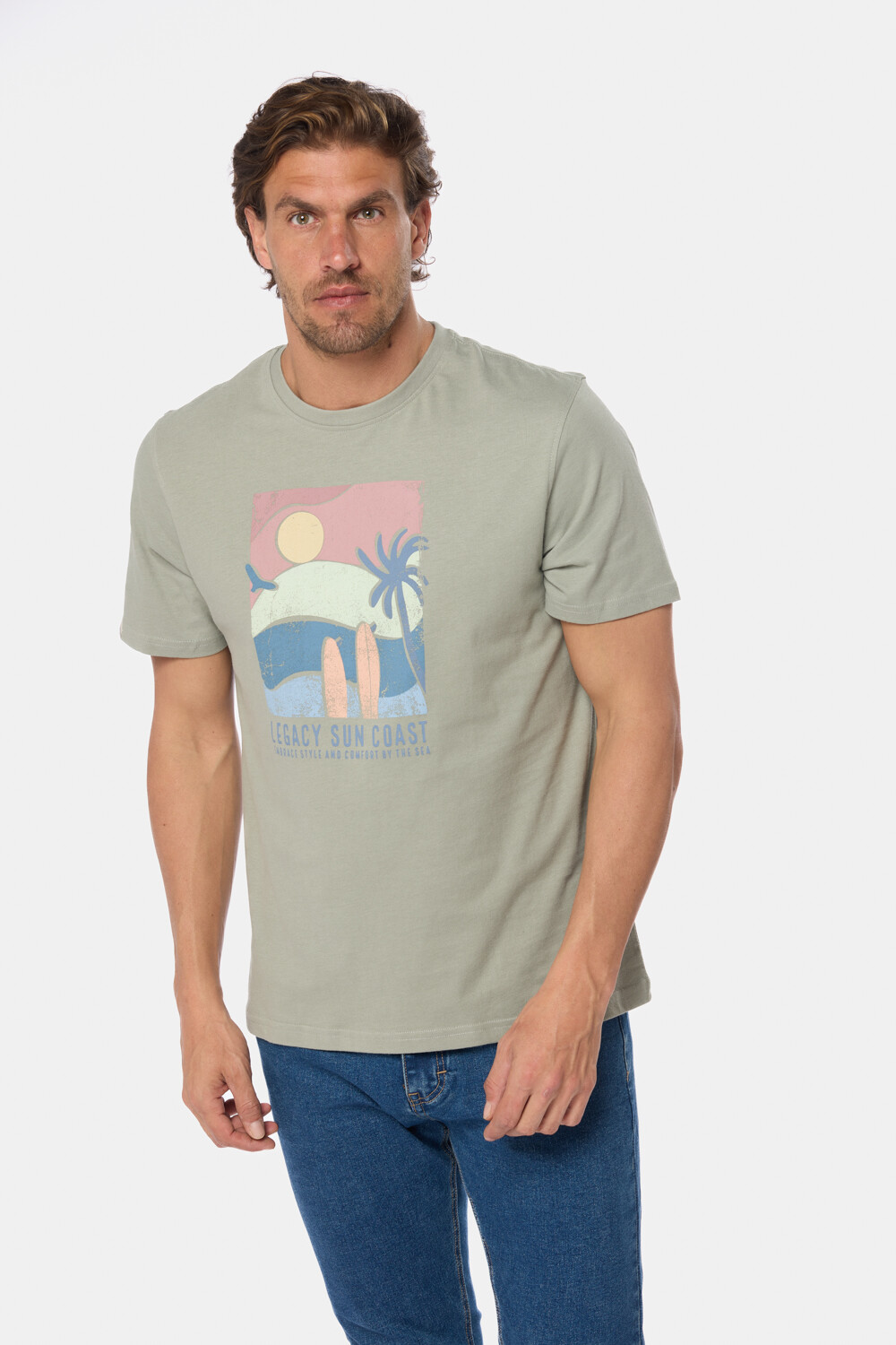 REMERA ESTAMPADA Verde