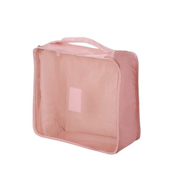 Set organizadores de viaje plegables 4 pcs rosa