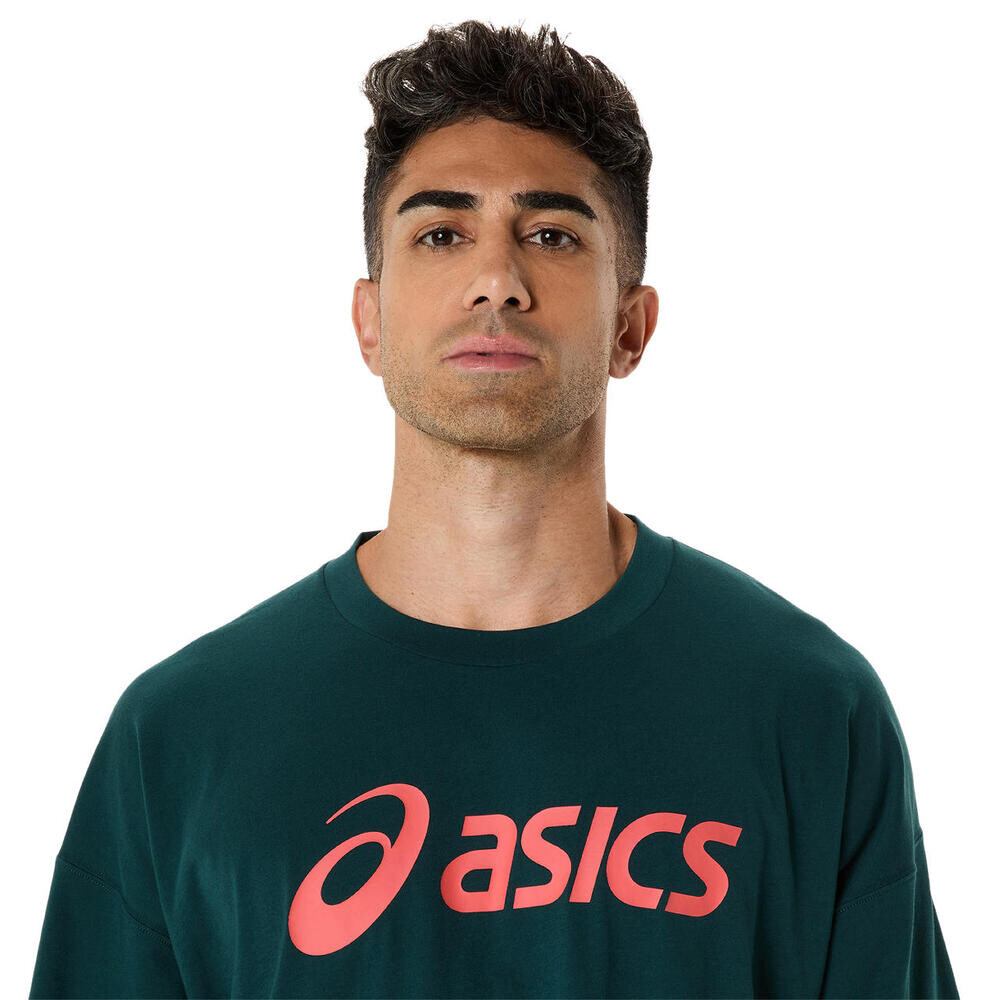 Graphic Relaxed Tee - Hombre Saxon Green