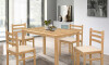Juego de Comedor 4 sillas - New Starter Natural