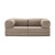 Sofá Sillón Cama ComboHome Teddy Premium 3 Cuerpos Corderoy Marrón 1