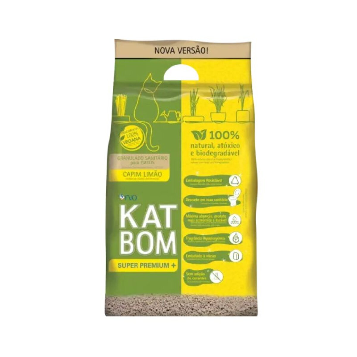 KATBOM NATURAL CAPIM LIMAO 3 kg - Katbom Natural Capim Limao 3 Kg 